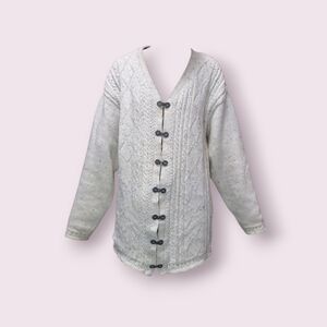 Vintage Grace Oversize Cotton Sweater